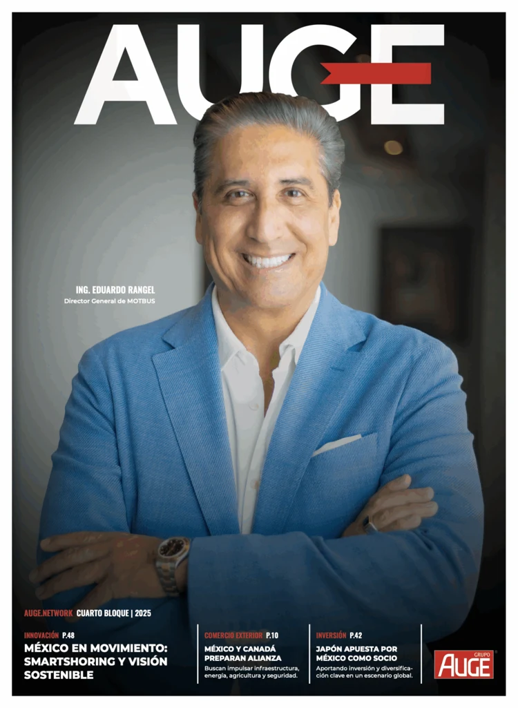 Portada de Revista Auge · Eduardo Rangel