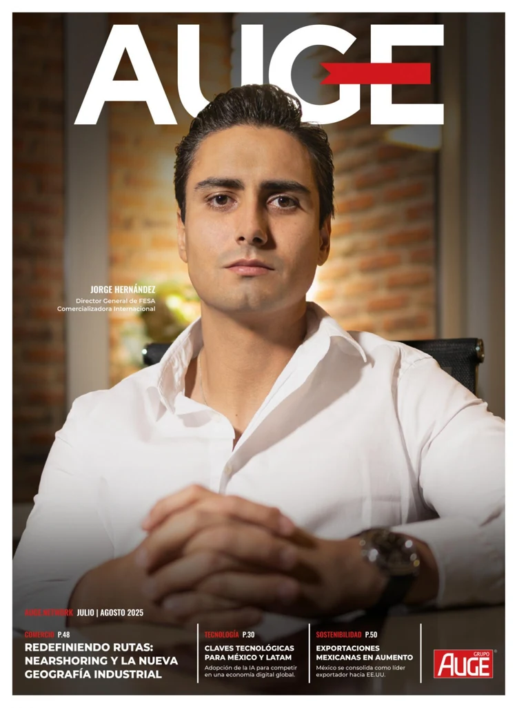 Portada de Revista Auge · Jorge Hernández Escoto