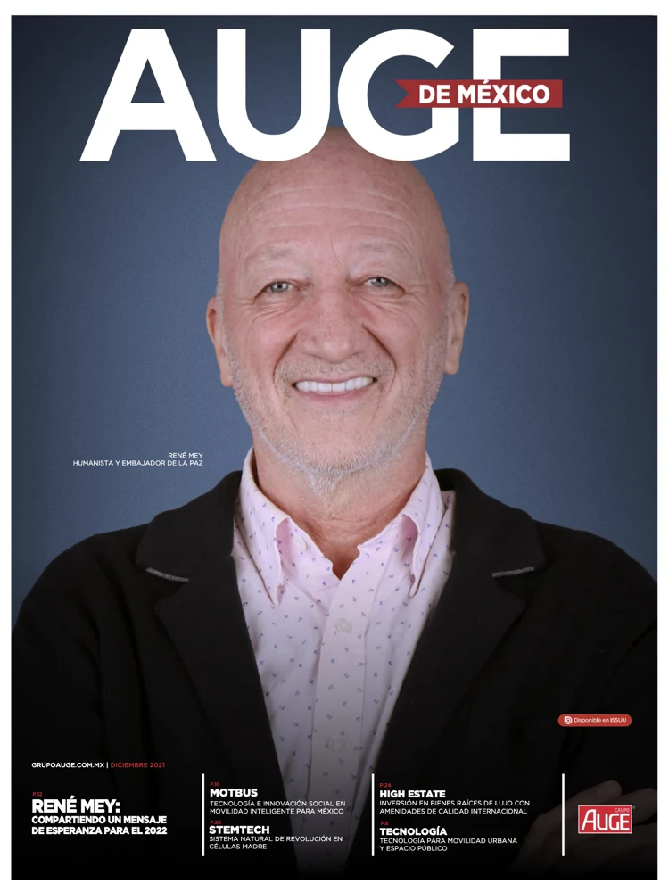 Portada de Revista Auge · René Mey