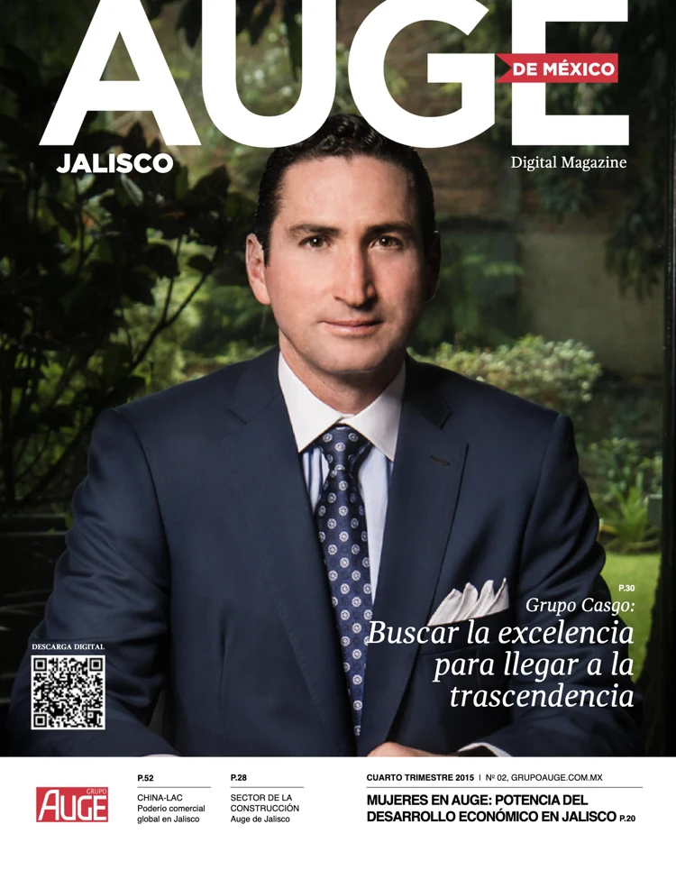 Portada de Revista Auge · Hector Castellanos